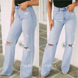 Faded Dreams High Waist Jeans
